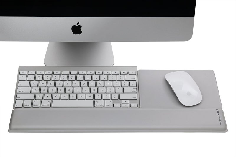 Rain Design mRest - Wrist Rest & Mouse Pad (Silver)